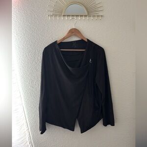 NY&C New York & Company, Black blazer, suite shirt, Cross over tie